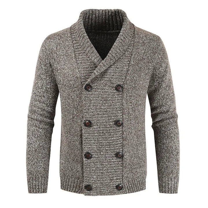 NASH - Men’s Double-Breasted Knit Cardigan