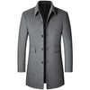 EDGAR – Long Wool Blend Coat for Men