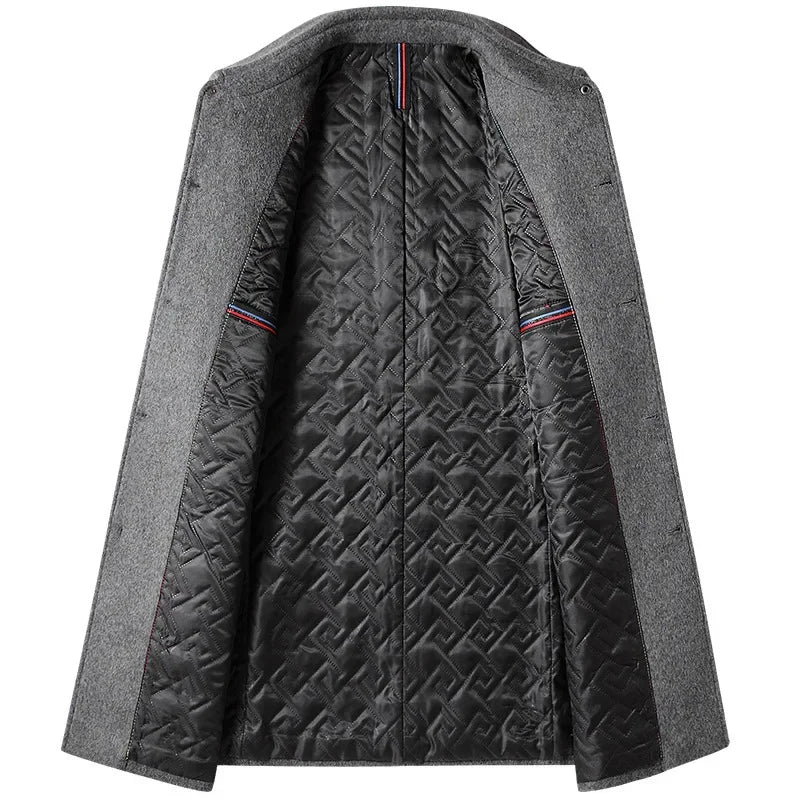 EDGAR – Long Wool Blend Coat for Men