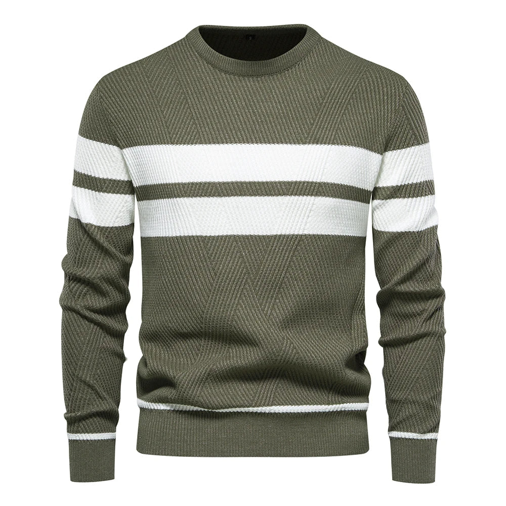 MARCEL – Men’s Striped Knit Pullover