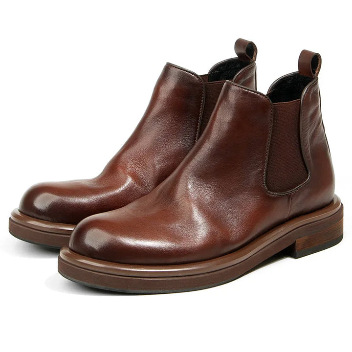 ARLO – Retro Leather Chelsea Boots for Men