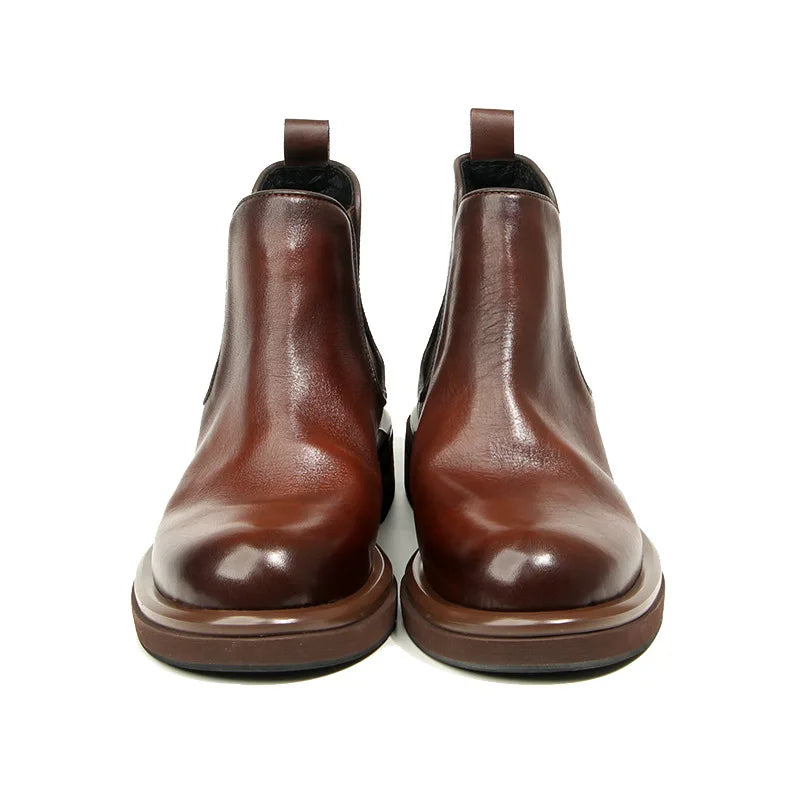 ARLO – Retro Leather Chelsea Boots for Men