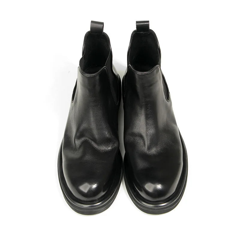 ARLO – Retro Leather Chelsea Boots for Men