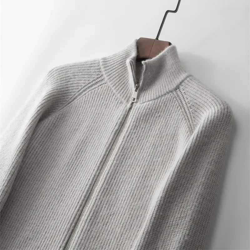 BENNO – Men’s Zip-Neck Knit Pullover Vest