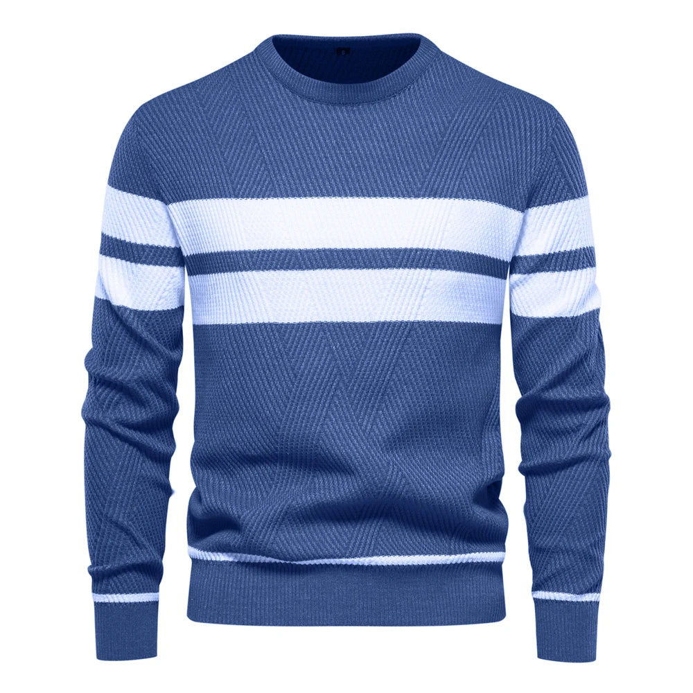 MARCEL – Men’s Striped Knit Pullover