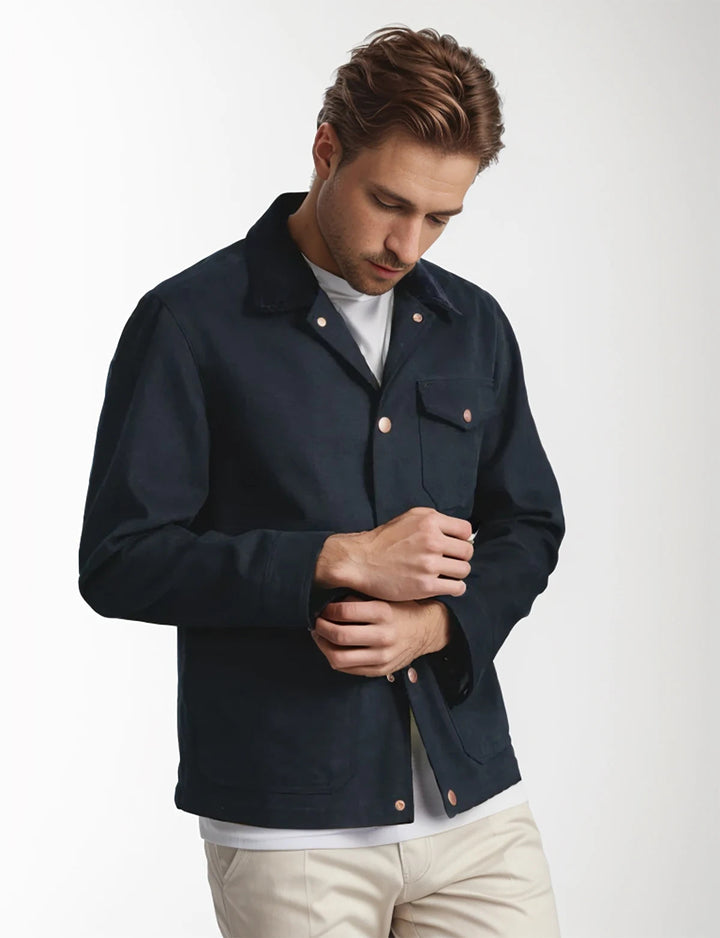 LUCA – Men’s Minimalist Button-Up Jacket