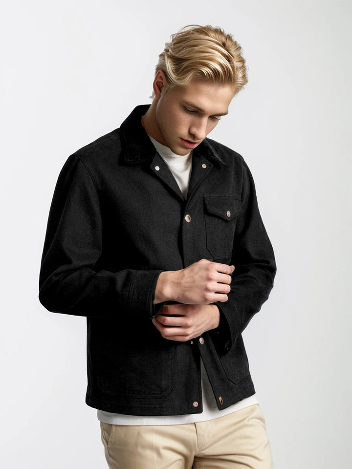 LUCA – Men’s Minimalist Button-Up Jacket