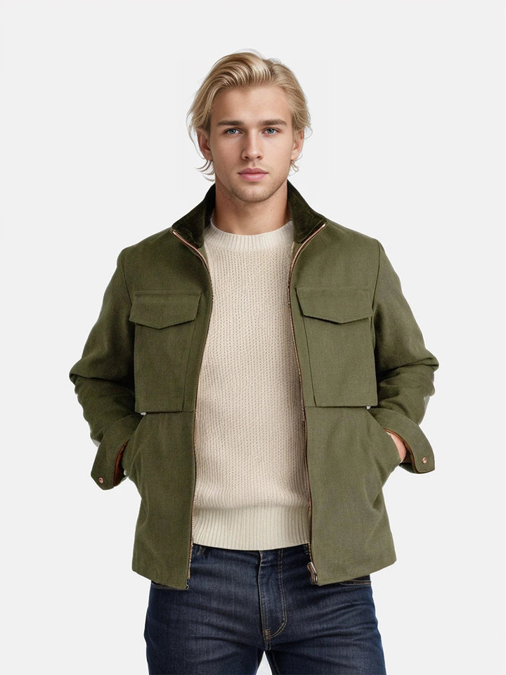 DAREN – Urban Utility Zip Bomber Jacket