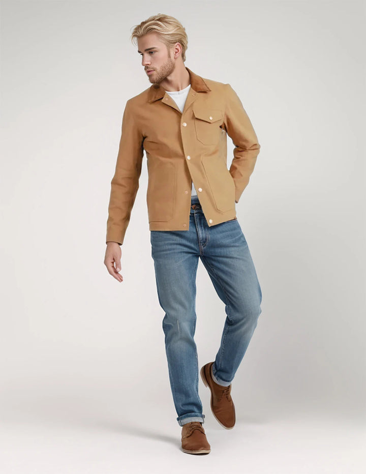 LUCA – Men’s Minimalist Button-Up Jacket