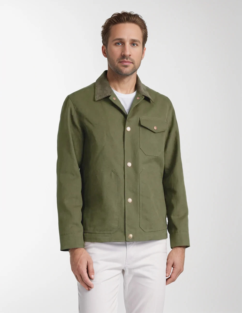 LUCA – Men’s Minimalist Button-Up Jacket