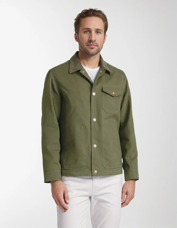 LUCA – Men’s Minimalist Button-Up Jacket