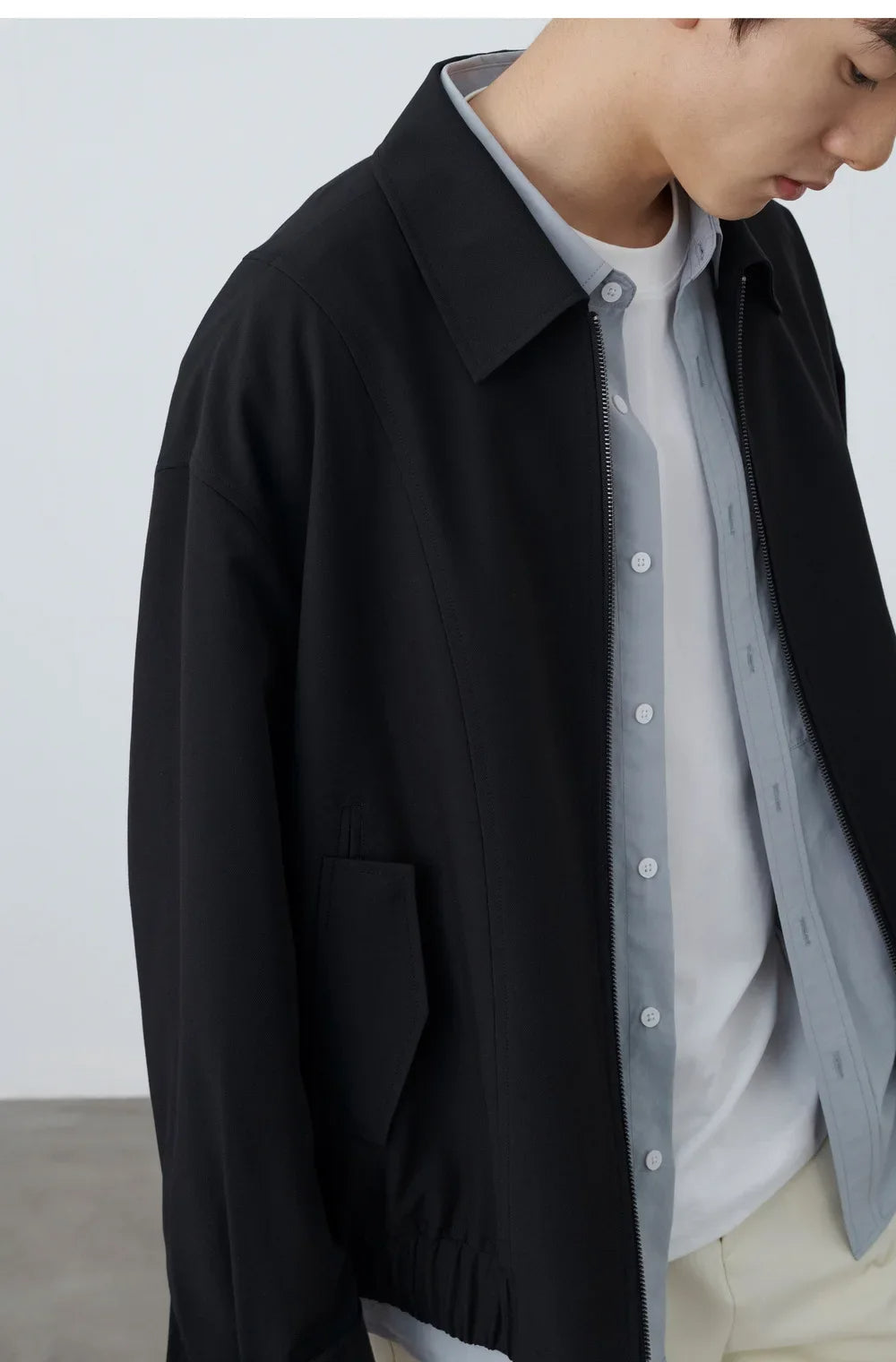 RYKERS – Lightweight Zip-Up Urban Jacket