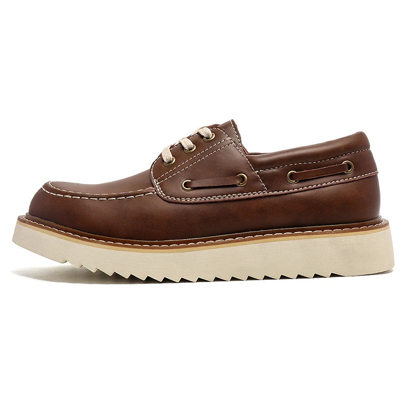 LORENZO – Classic Leather Boat Shoes for Men