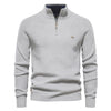 KEATON – Men's Ribbed Quarter-Zip Pullover