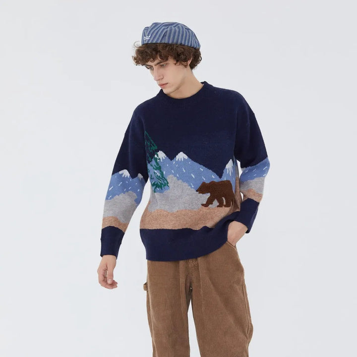 DELILO – Bear Mountain Knit Jumper