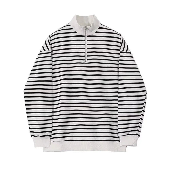 AHRI – Striped Half-Zip Knit Jumper