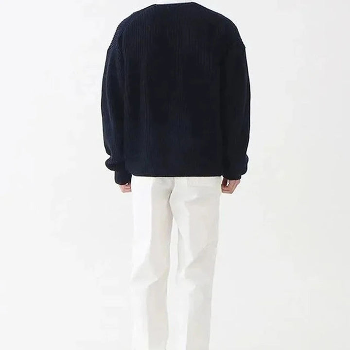 COLD – Oversized Ribbed Knit Jumper