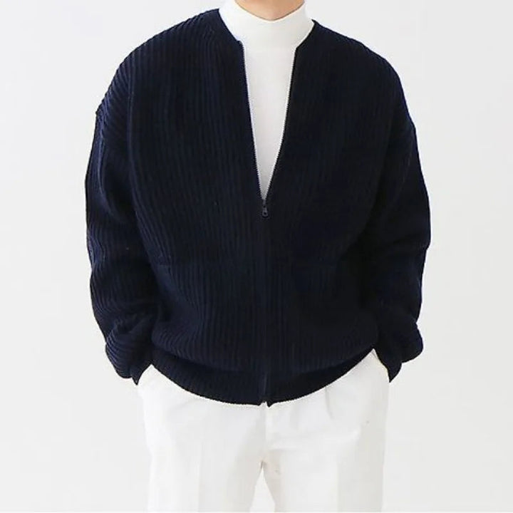 COLD – Oversized Ribbed Knit Jumper