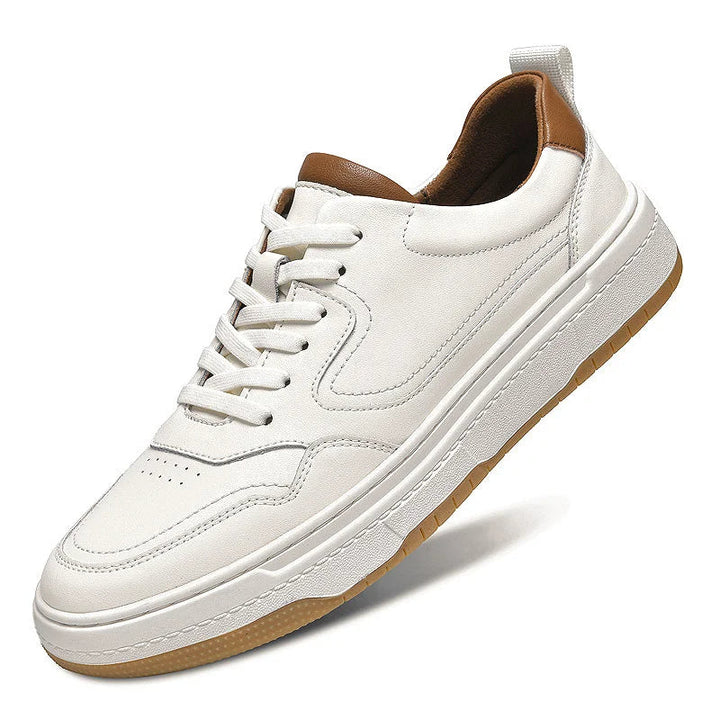 WAYAN – Casual Vegan Leather Lace-Up Sneakers