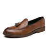 CLIFF – Slip-On Leather Loafers with Tassel