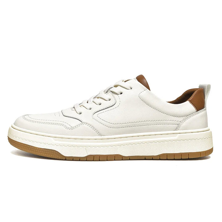 WAYAN – Casual Vegan Leather Lace-Up Sneakers