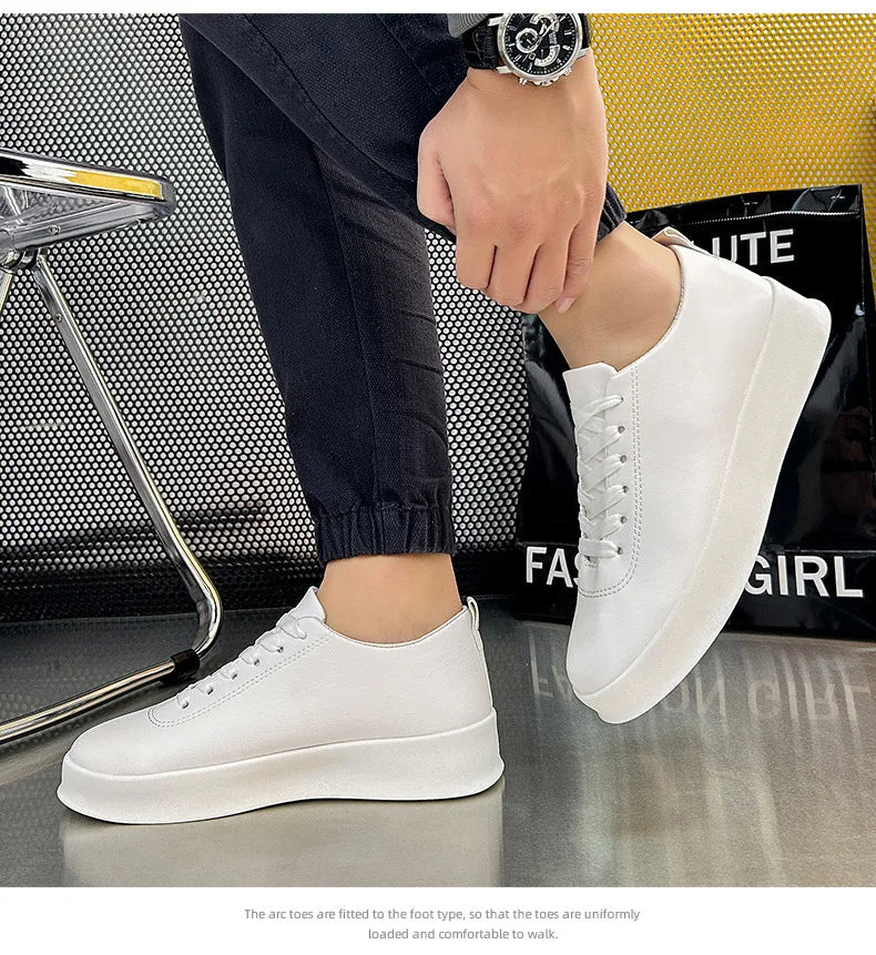 SANDR - Men's Vegan Leather Low-Top Sneakers