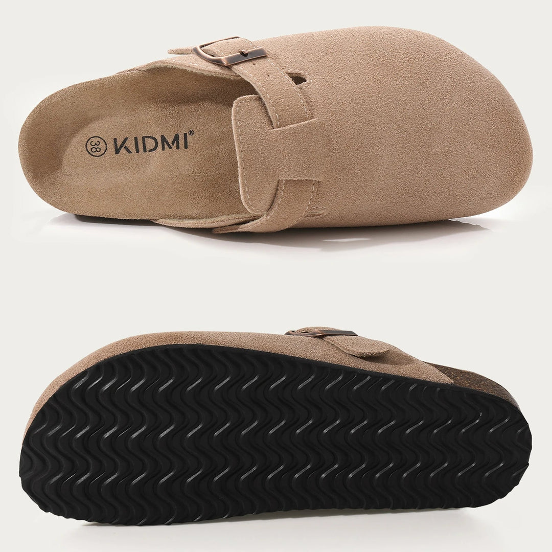XIMENA - Cork Slip-On Sandals