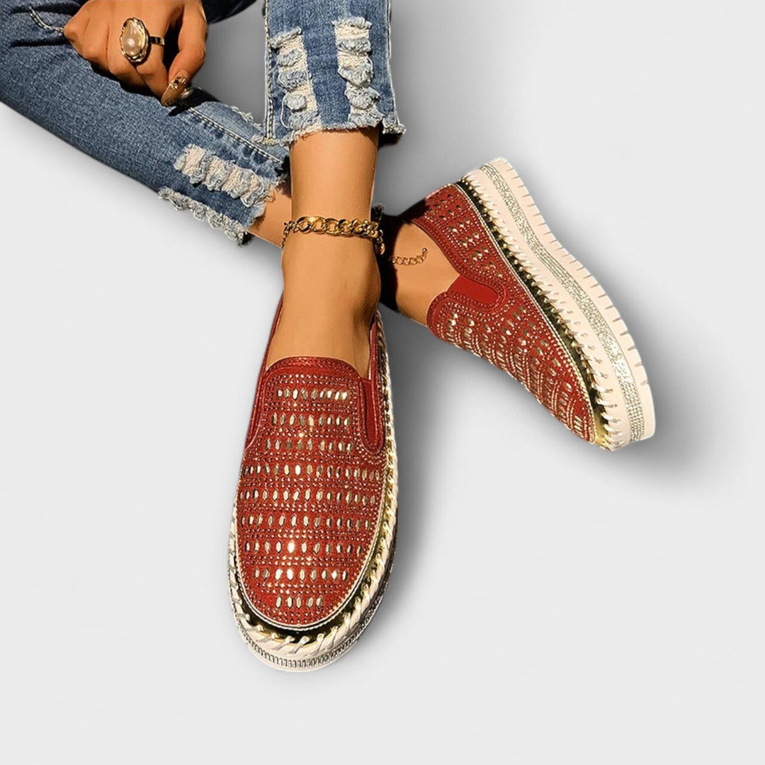 Thalia – Casual Platform Loafers with Round Toe