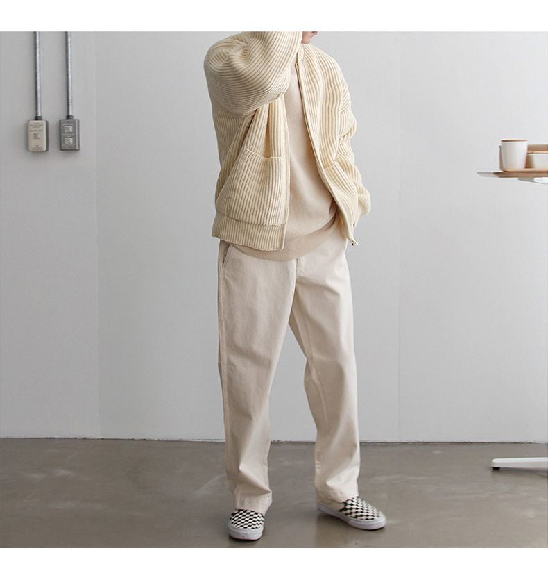 NYCAR – Men's Zip-Up Knitted Cardigan