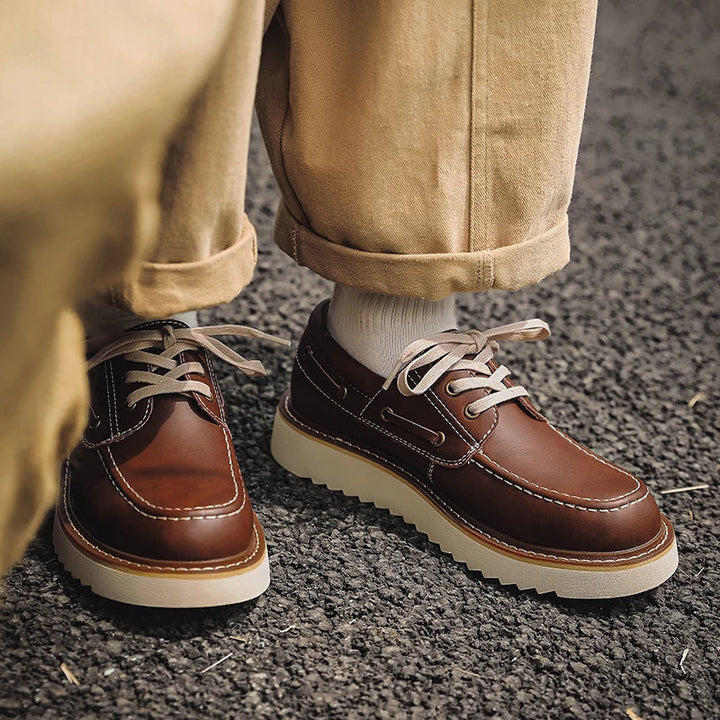 LORENZO – Classic Leather Boat Shoes for Men