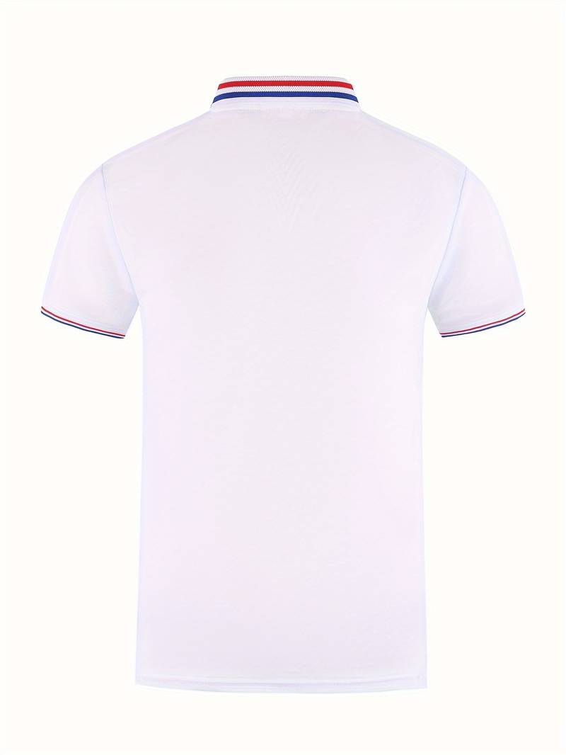 DASH - Men’s Striped Trim Polo Shirt