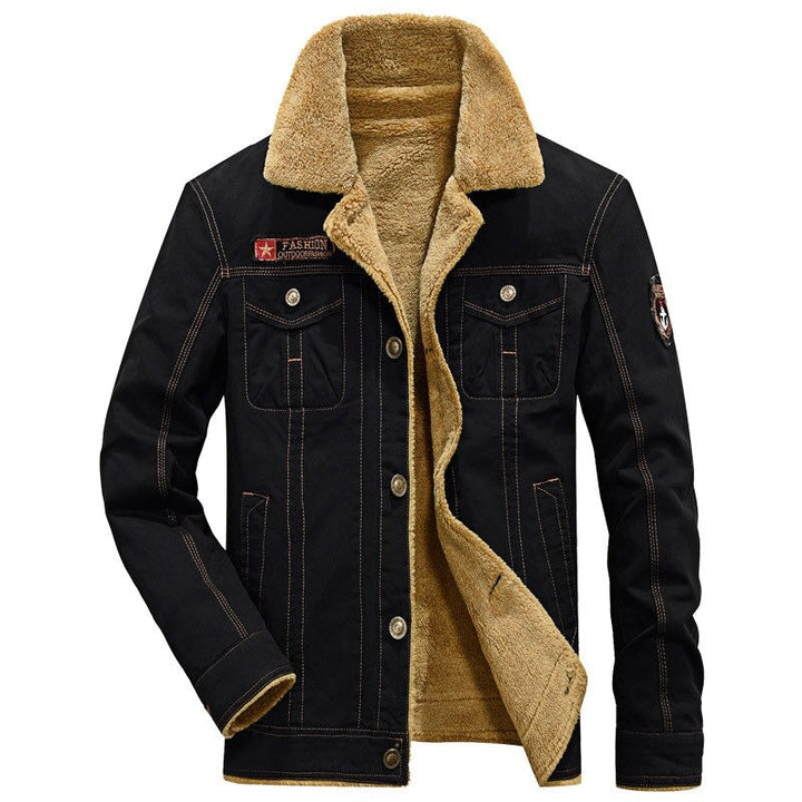 AKE - Men's Biker Jacket with Lining
