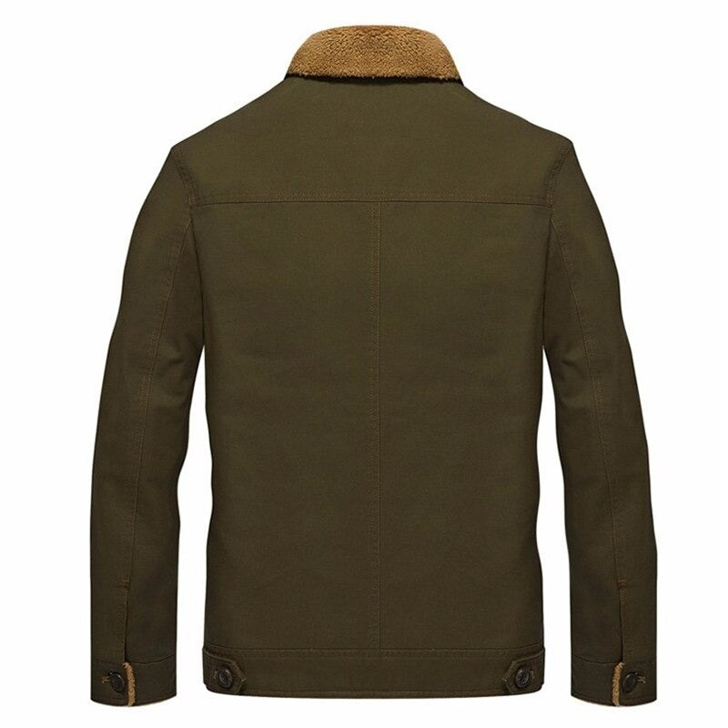 AKE - Men's Biker Jacket with Lining