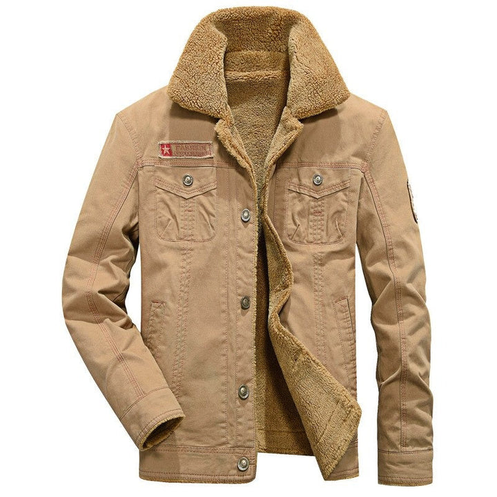 AKE - Men's Biker Jacket with Lining